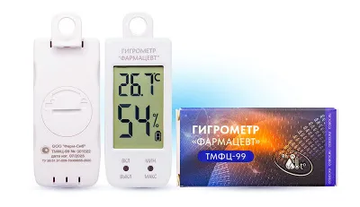 Гигрометр Фарм-Сиб Фармацевт ТМФЦ-99