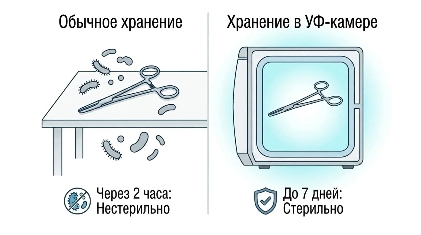 Бактерицидные камеры: виды, применение и особенности выбора