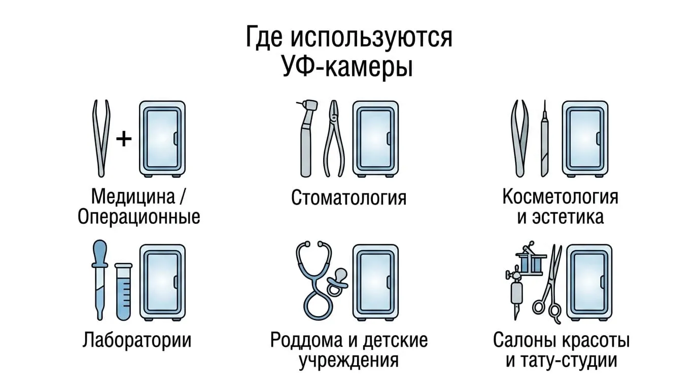 Бактерицидные камеры: виды, применение и особенности выбора