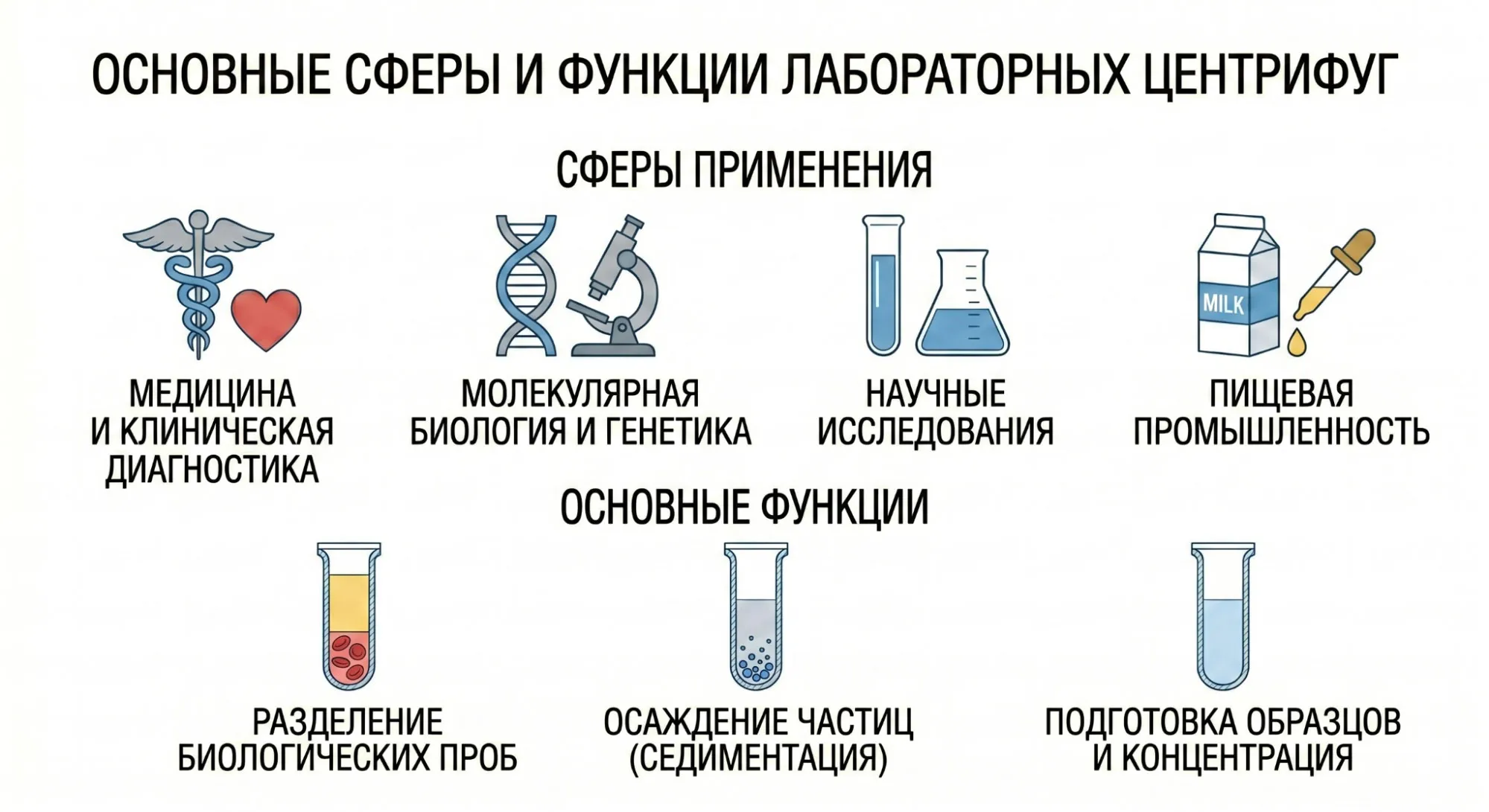 Для чего нужна центрифуга в лаборатории