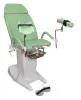 Кресло гинекологическое ДЗМО КГ-6 с ручной регулировкой высоты подколенников (зелёный)