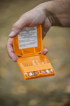 Ампульница пластиковая Медплант АП-2 (оранжевый, арт. 1307)