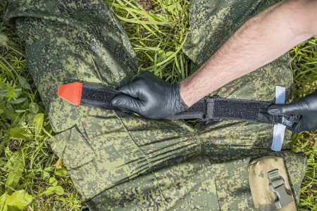 Жгут крoвooстaнaвливaющий Медплант ЖК-01 (с лентой для фиксации времени, вид сложения 1, арт. 1703)