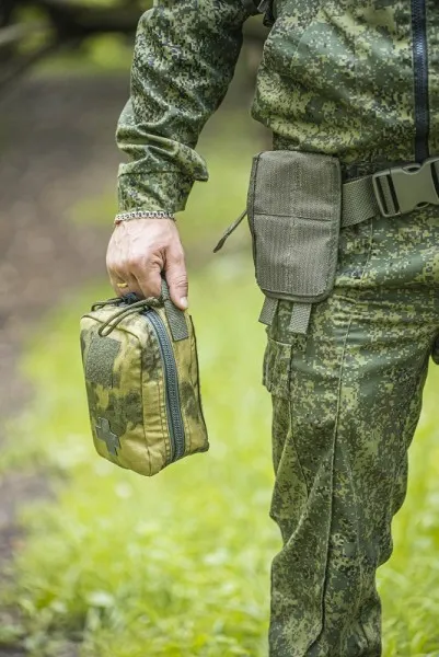 Аптечка для оказания первой помощи Медплант АППИ в подсумке Волонтер-7 (индивидуальная, арт. 1749)