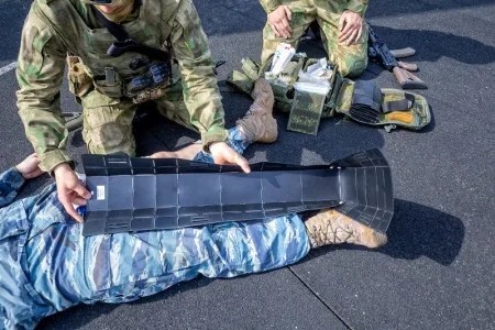 Комплект шин транспортных иммобилизационных складных однократного применения Медплант КШТИ-03 (для взрослых, арт. 1355)