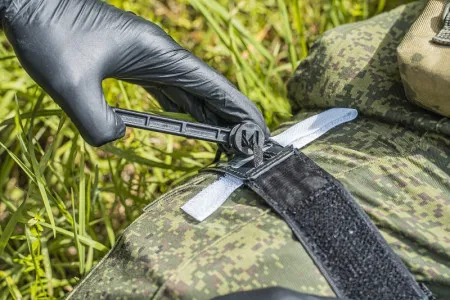 Жгут крoвooстaнaвливaющий Медплант ЖК-01 (с лентой для фиксации времени, вид сложения 1, арт. 1703)