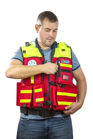 Жилет разгрузочный Медплант ЖР-01 (красный, арт. 1234)