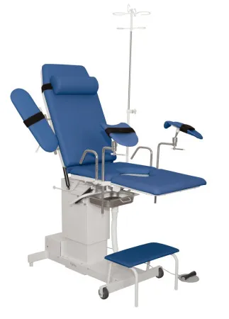 Кресло гинекологическое ДЗМО КГ-3Э (синий)