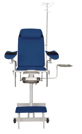 Кресло гинекологическое ДЗМО КГ-1 (синий)