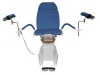 Кресло гинекологическое ДЗМО КГ-6 с электрической регулировкой высоты подколенников (синий)