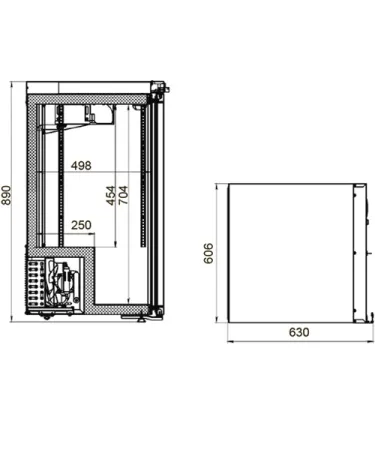 Холодильник фармацевтический Polair ШХФ-0,2 (200 л) (корпус из оцинкованной стали)