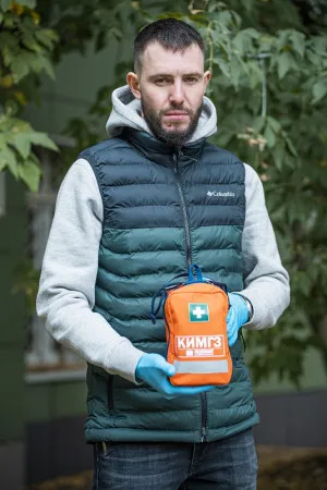 Комплект индивидуальный медицинский гражданской защиты Медплант КИМГЗ в подсумке Волонтер-7.1 (оранжевый, арт. 1638)