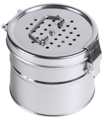 Коробка стерилизационная круглая с фильтрами Ока-Медик КСКФ-3 (3 л)