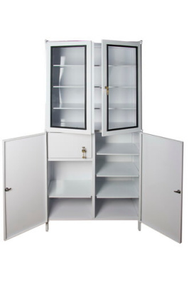 Шкаф медицинский с ящиками Диакомс ШМ-5 (корпус из крашенной стали)