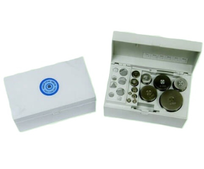 Набор гирь класса точности М1 по ГОСТ OIML R 111-1-2009 НТ МИЗ НГ (10 мг - 50 г, общий вес 110 г)