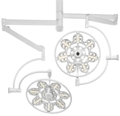 Светильник хирургический двухкупольный ЭМА Эмалед 500 (500/500)