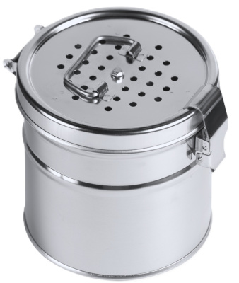 Коробка стерилизационная круглая с фильтрами Ока-Медик КСКФ-4 (4 л)