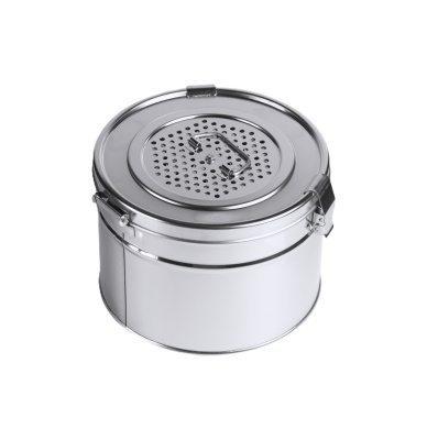 Коробка стерилизационная круглая с фильтрами Ока-Медик КСКФ-6 (6 л)