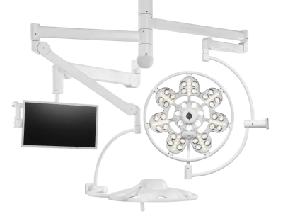 Светильник хирургический однокупольный ЭМА Эмалед 500 (с консолью под монитор)
