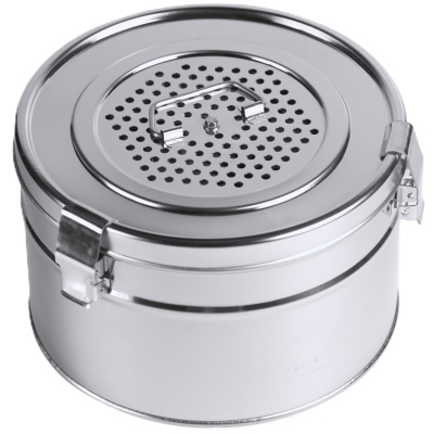 Коробка стерилизационная круглая с фильтрами Ока-Медик КСКФ-9 (9 л)