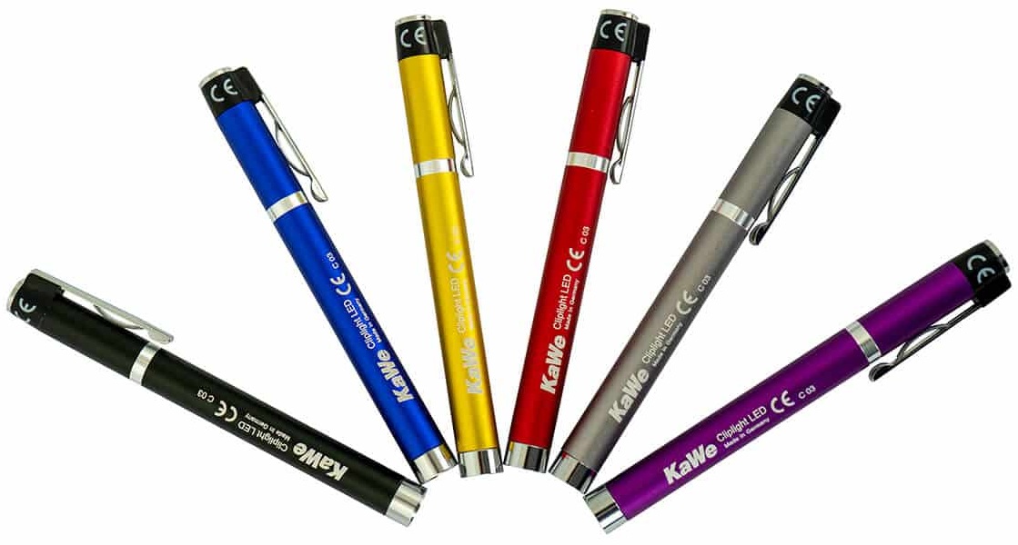 Фонарик диагностический KaWe Cliplight LED (жёлтый, арт. 12.05401.054)