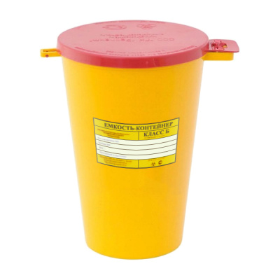 Контейнер для сбора острых инструментов ПТП Киль, класс Б (1 л)