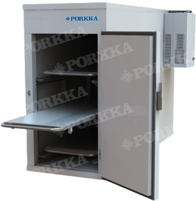 Холодильная камера для хранения тел умерших Поркка МУ3 (3 места, 1 секция, 1 дверь)