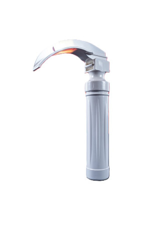 Ларингоскоп для экстренной медицины лампочный одноразовый Медплант (взрослый, арт. 1622)