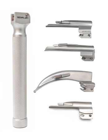 Ларингоскоп для экстренной медицины лампочный Медплант ЛЭМ-02/Л (детский, арт. 993)