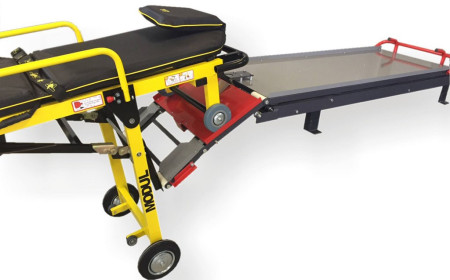 Тележка-каталка для скорой помощи ТМТ В-ТМТ MODUL (каркас из крашенной стали)