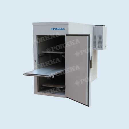 Холодильная камера для хранения тел умерших Поркка МУ3 (3 места, 1 секция, 1 дверь) (нержавеющая сталь, температура до -25 °С)
