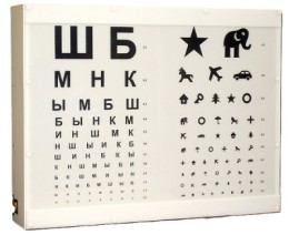 Осветитель таблиц для исследования остроты зрения Техноаргус ОТИЗ-40-01