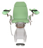 Кресло гинекологическое ДЗМО КГ-6 с ручной регулировкой высоты подколенников (зелёный)