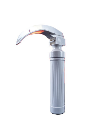 Ларингоскоп для экстренной медицины лампочный одноразовый Медплант (взрослый, арт. 1622)