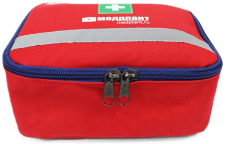 Аптечка для оказания первой помощи с применением медицинских изделий в учебных организациях Медплант (в сумке-чехле Волонтер-6, арт. 1663)