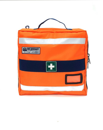 Набор первой помощи НПП (базовый, оранжевый), в сумке-чехле Медплант Волонтер-3 (исполнение 2, оранжевый)
