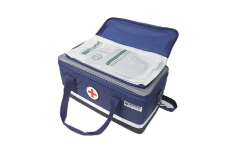 Укладка для оказания первой помощи пострадавшим в ДТП сотрудниками ГИБДД МВД РФ Медплант (в сумке СР-03, арт. 1671)