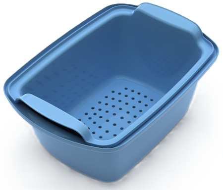 Контейнер для дезинфекции и стерилизации Кронт КДС-10 (10 л) (синий)