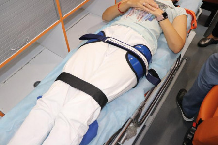 Пояс иммобилизационный для стабилизации таза одноразовый Медплант ПСТо (большой, арт. 1568)