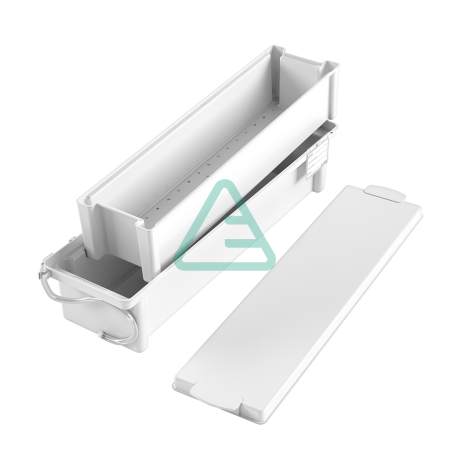 Контейнер для дезинфекции Еламед ЕДПО-10Д-01 (10 л, с подставкой) (белый)