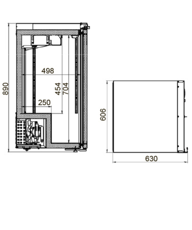 Холодильник фармацевтический Polair ШХФ-0,2 ДС (200 л) (корпус из оцинкованной стали)