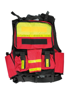 Жилет разгрузочный Медплант ЖР-01 (красный, арт. 1234)