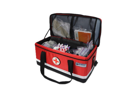 Укладка для оказания первой помощи пострадавшим в ДТП сотрудниками ГИБДД МВД РФ Медплант (в сумке СР-03, арт. 1671)