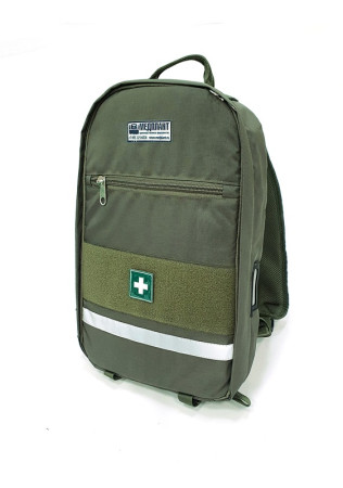 Набор первой помощи НПП (расширенный, оливковый), в рюкзаке Медплант Волонтер-4 (исполнение 1, оливковый)