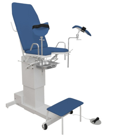 Кресло гинекологическое ДЗМО КГ-3Э (синий)