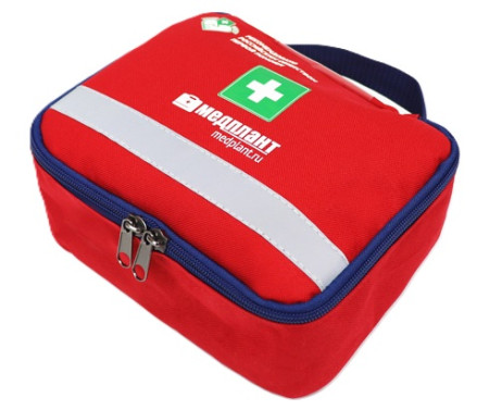Аптечка для оказания первой помощи работникам по приказу №262н Медплант (в сумке-чехле Волонтер-6, арт. 1659)