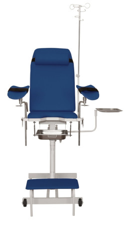 Кресло гинекологическое ДЗМО КГ-1 (синий)