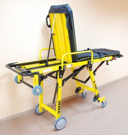 Тележка-каталка для скорой помощи ТМТ В-ТМТ MODUL (каркас из крашенной стали)