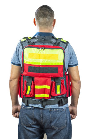 Жилет разгрузочный Медплант ЖР-01 (красный, арт. 1234)