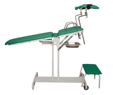 Кресло гинекологическое ДЗМО КГ-1 (зелёный)